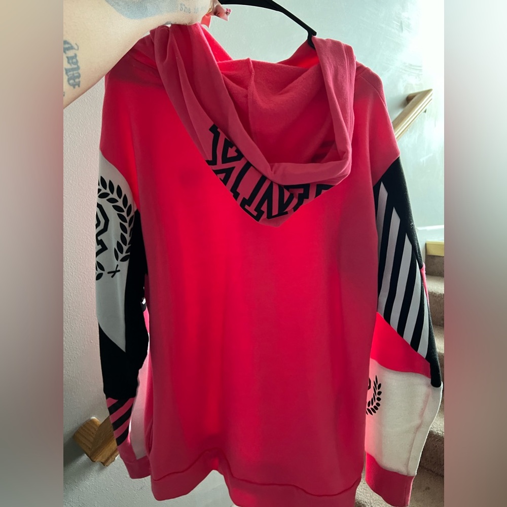 Pink hoodie